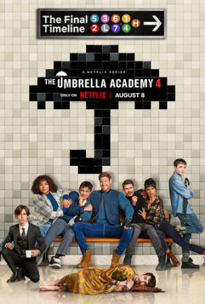 THE UMBRELLA ACADEMY stagione 4 poster 2024